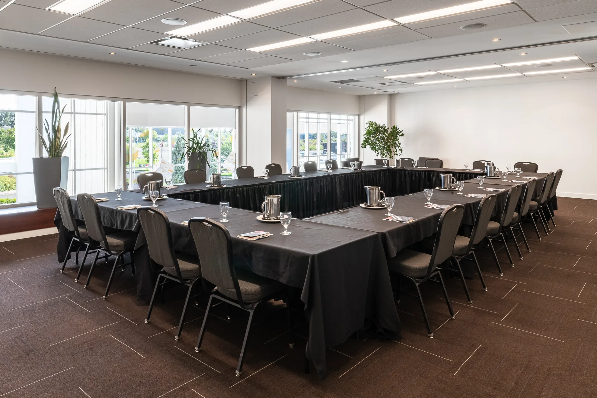 Choisir un lieu | Vue d'une salle de réunion au Lévis Centre des congrès